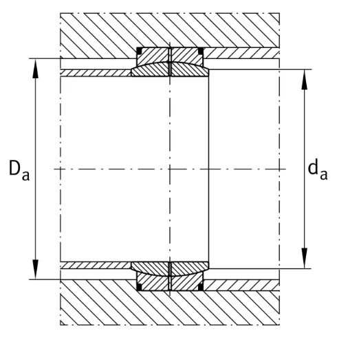 GE380-DO Spherical Plain Bearing drawing GE380-DO Spherical Plain Bearing drawing